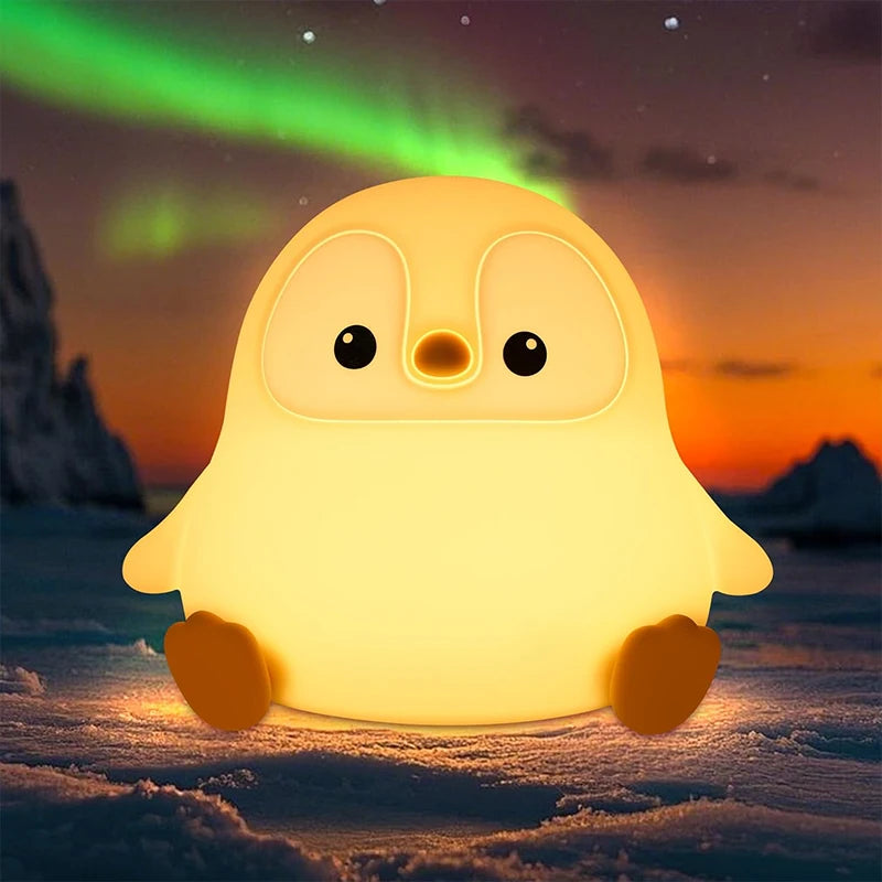 Penguin Children's Night Light Rechargeable