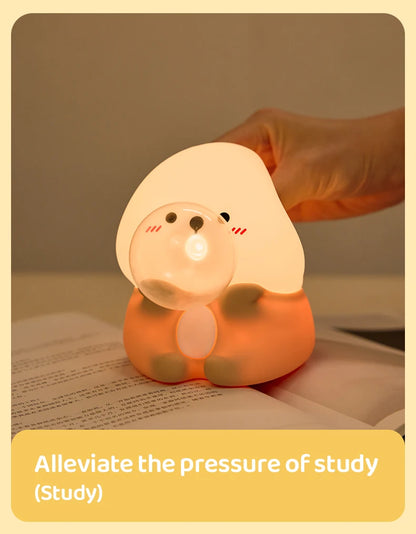 Cute Sea Otter Children's Night Light Rechargeable