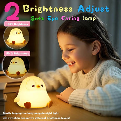 Penguin Children's Night Light Rechargeable