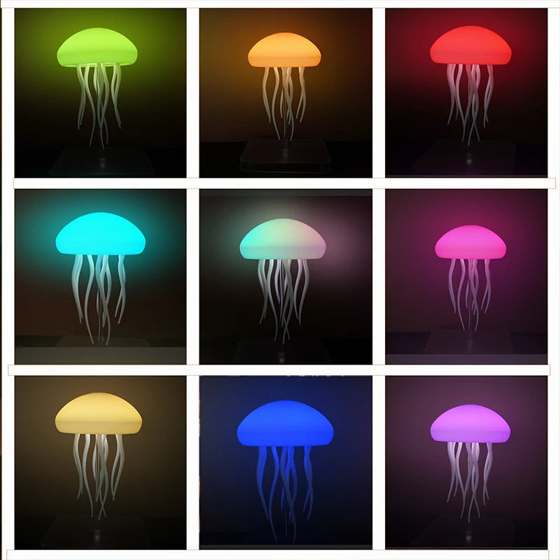 LED Cute Jellyfish Night Light Rechargeable