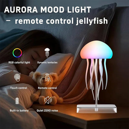 LED Cute Jellyfish Night Light Rechargeable
