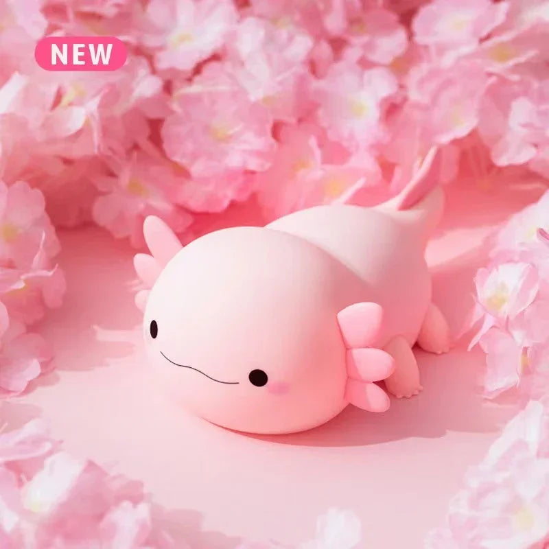 Cute Axolotl Children's Night Light Rechargeable