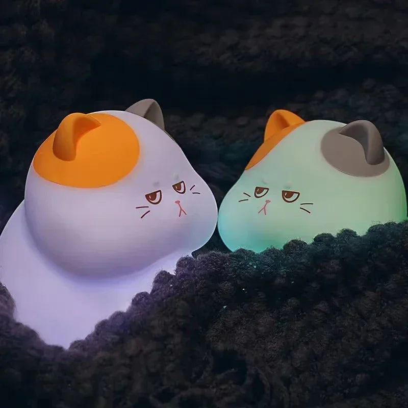 Greedy Cat Children's Night Light Rechargeable