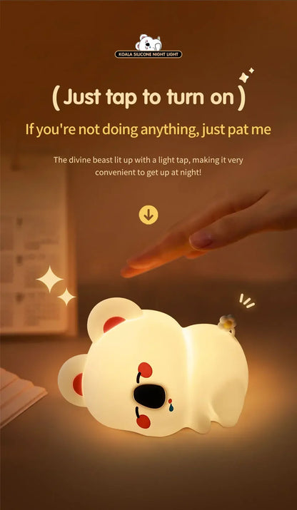 Cute Koala Children's Night Light Rechargeable