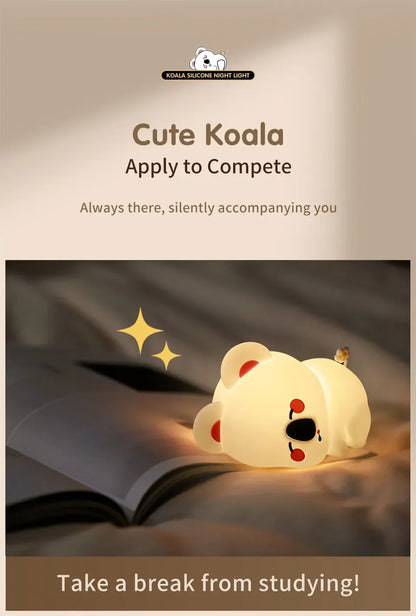 Cute Koala Children's Night Light Rechargeable