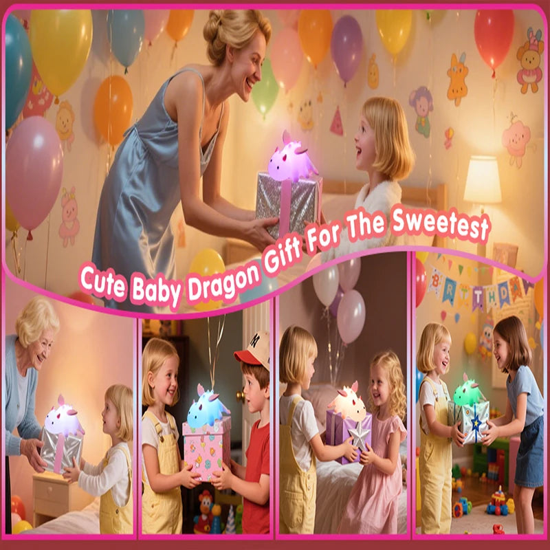 Cute Baby Dragon Children's Night Light Rechargeable