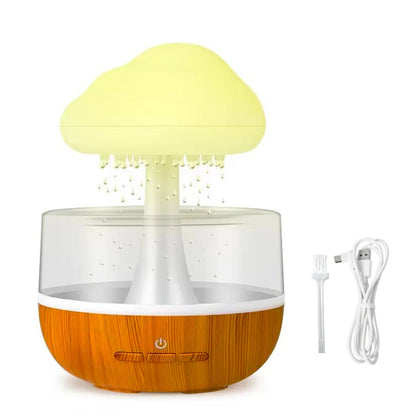Rain Cloud Humidifier Night Light Essential Oil Diffuser