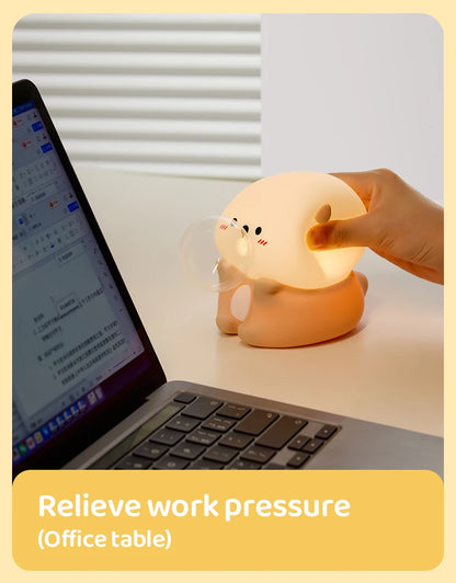 Cute Sea Otter Children's Night Light Rechargeable