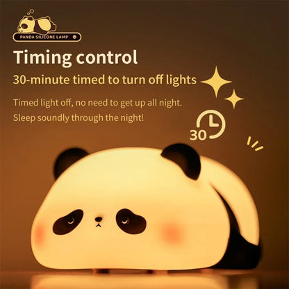 Cute Panda Children's Night Light Rechargeable