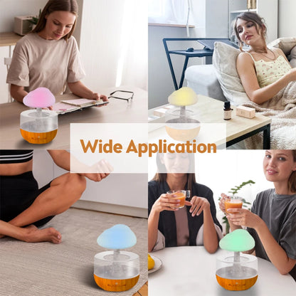 Rain Cloud Humidifier Night Light Essential Oil Diffuser