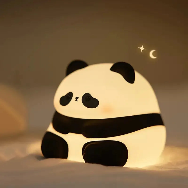 Cute Panda Children's Night Light Rechargeable