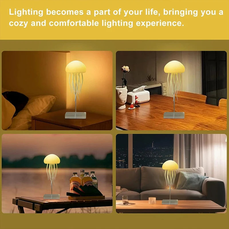 LED Cute Jellyfish Night Light Rechargeable