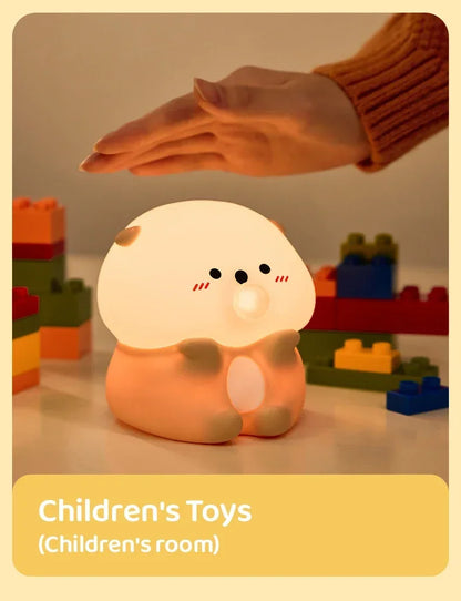 Cute Sea Otter Children's Night Light Rechargeable