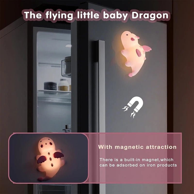 Cute Baby Dragon Children's Night Light Rechargeable