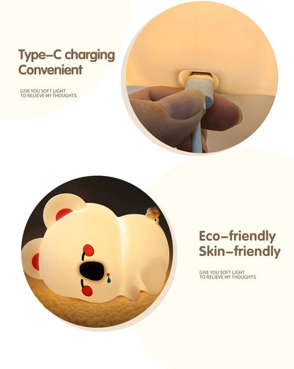 Cute Koala Children's Night Light Rechargeable