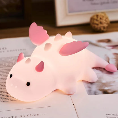 Cute Baby Dragon Children's Night Light Rechargeable
