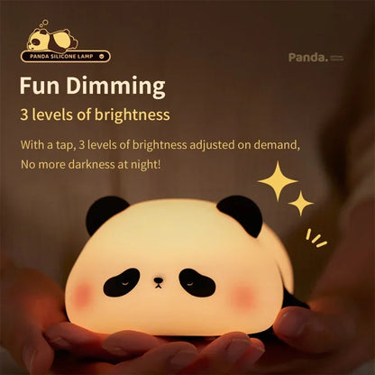 Cute Panda Children's Night Light Rechargeable