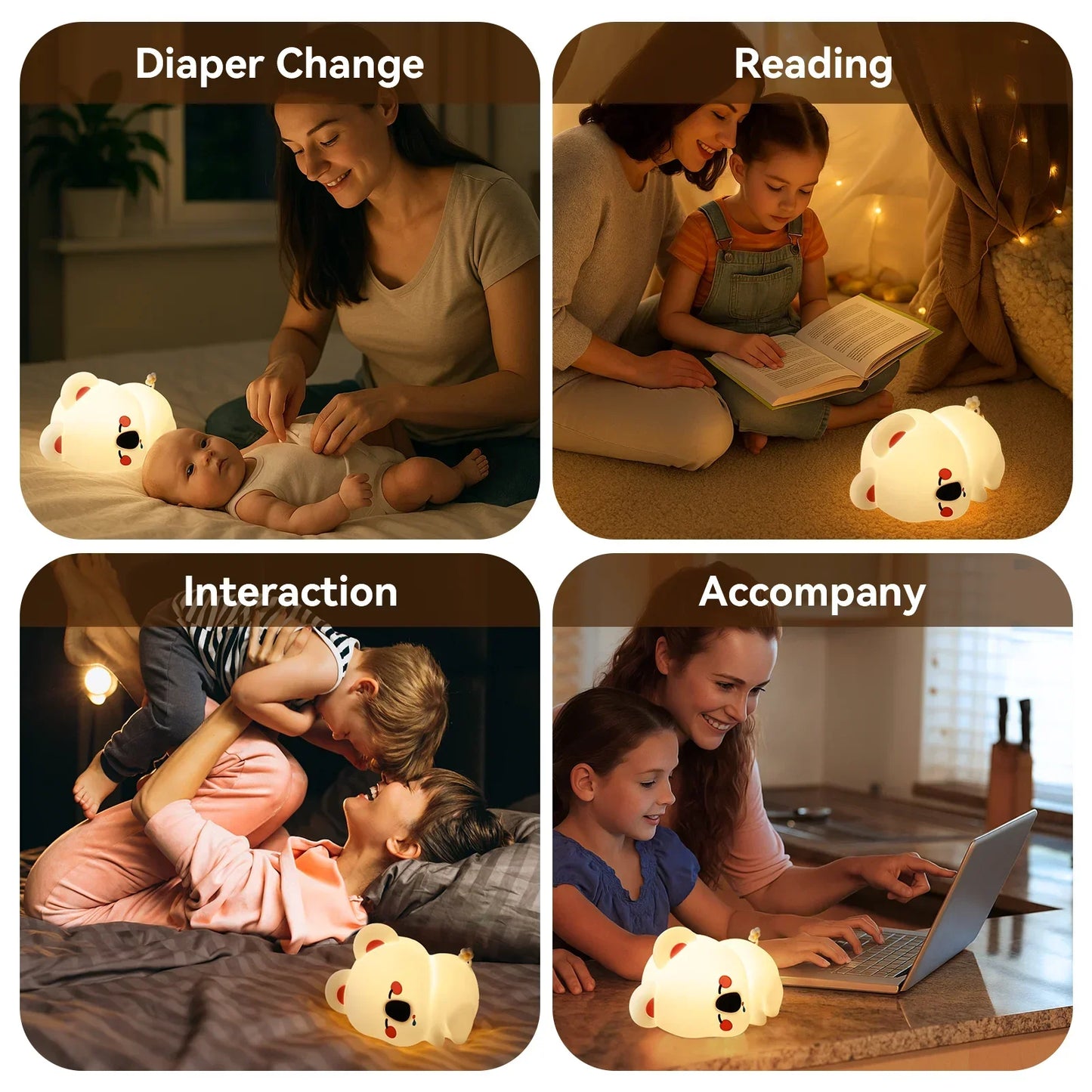 Cute Koala Children's Night Light Rechargeable