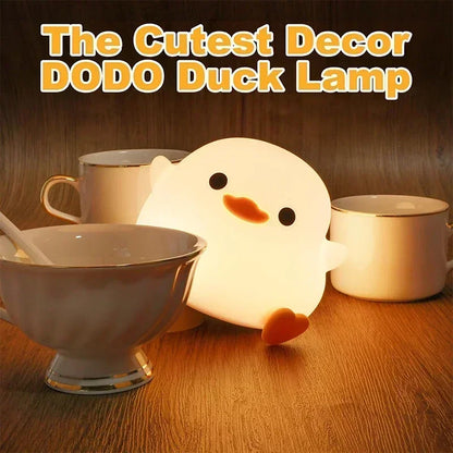 Silicone Duck Children's Night Light Rechargeable