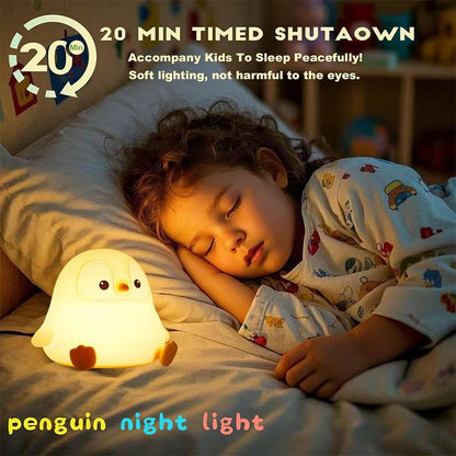 Penguin Children's Night Light Rechargeable