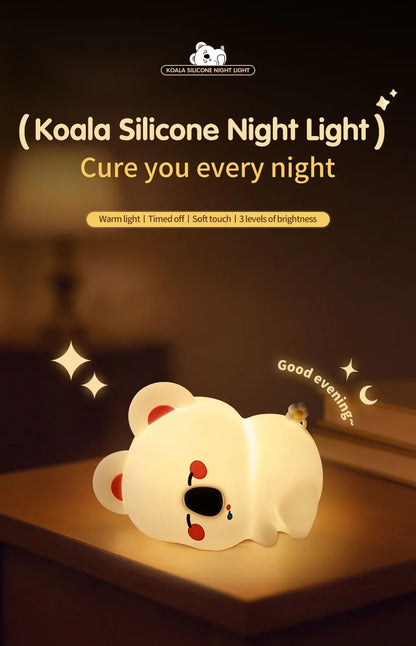 Cute Koala Children's Night Light Rechargeable