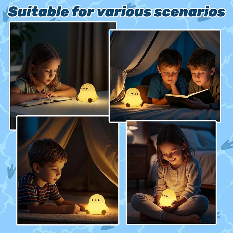 Penguin Children's Night Light Rechargeable