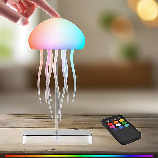 LED Cute Jellyfish Night Light Rechargeable